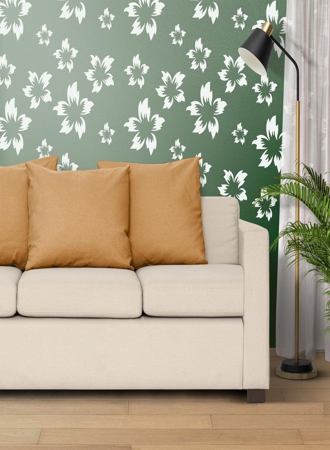 StenCart Lily Floral Pack of 2 Stencil for Wall Painting Home DIY Reusable Wall Stencil Design for Wall Decoration (16-inch x 24 inch) - Combo of 2 - Image 3